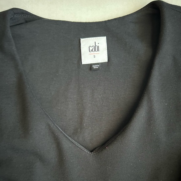 CAbi‎ Women’s Black Ponte Performance Fit and Flare Sleeveless Dress Small #3649 - Picture 7 of 10